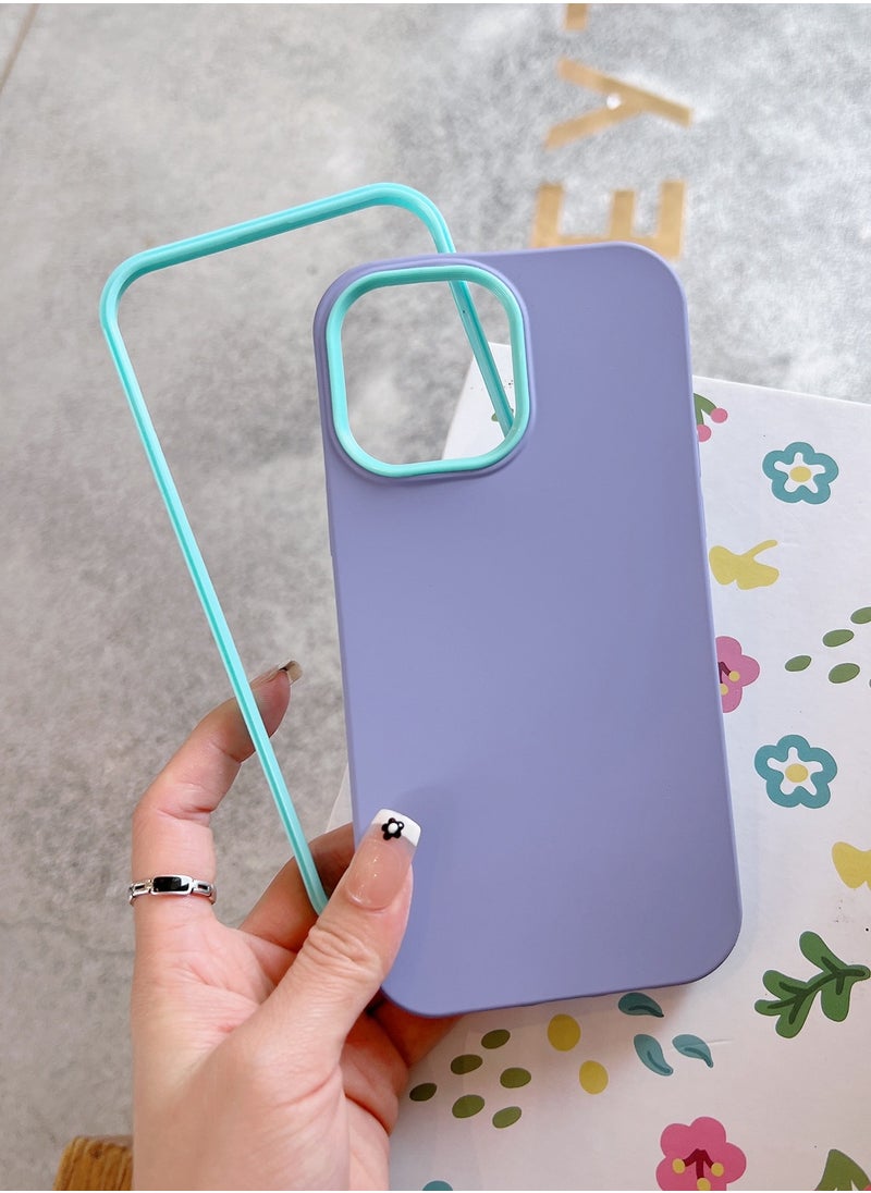 Houmt - iPhone 13 Case 6.1 Inch Soft Flexible Silicone Slim Rubber iPhone 13 Cover with Inside Frame Shockproof Protective Case for Apple iPhone 13 - Image 1