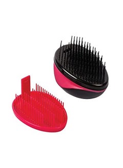 GUBB Tangle Eraser Detangling Brush ; Reduces Hair Breakage & Damage ; Suitable For All Hair Type ; Faster N Easier Detangle Wet Or Dry Hair With No Pain ; Color May Vary Scottish Range  - Image 1