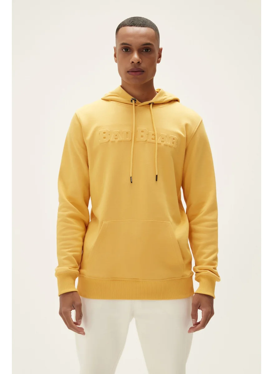 باد بير Pucker Bear Men's Yellow Hooded Sweatshirt