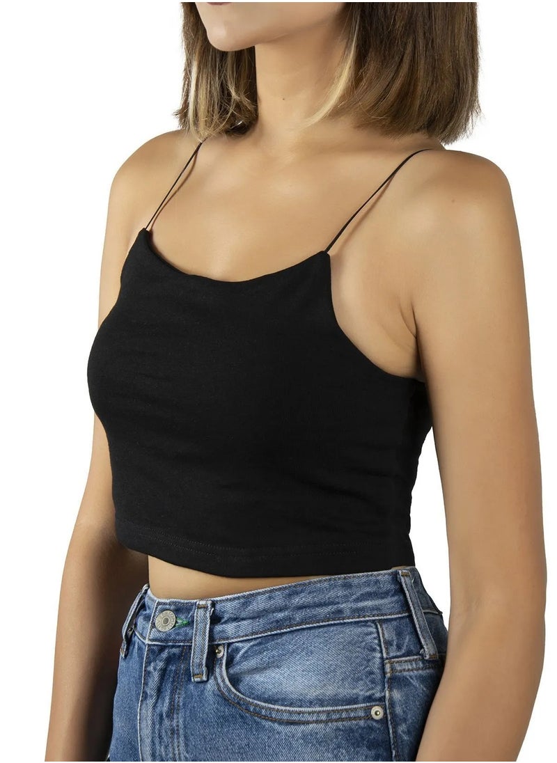 Vicino - Vicino women's comfortable top made of Lycra, suitable for exercise, fitness and outings, in various sizes, black - Image 1