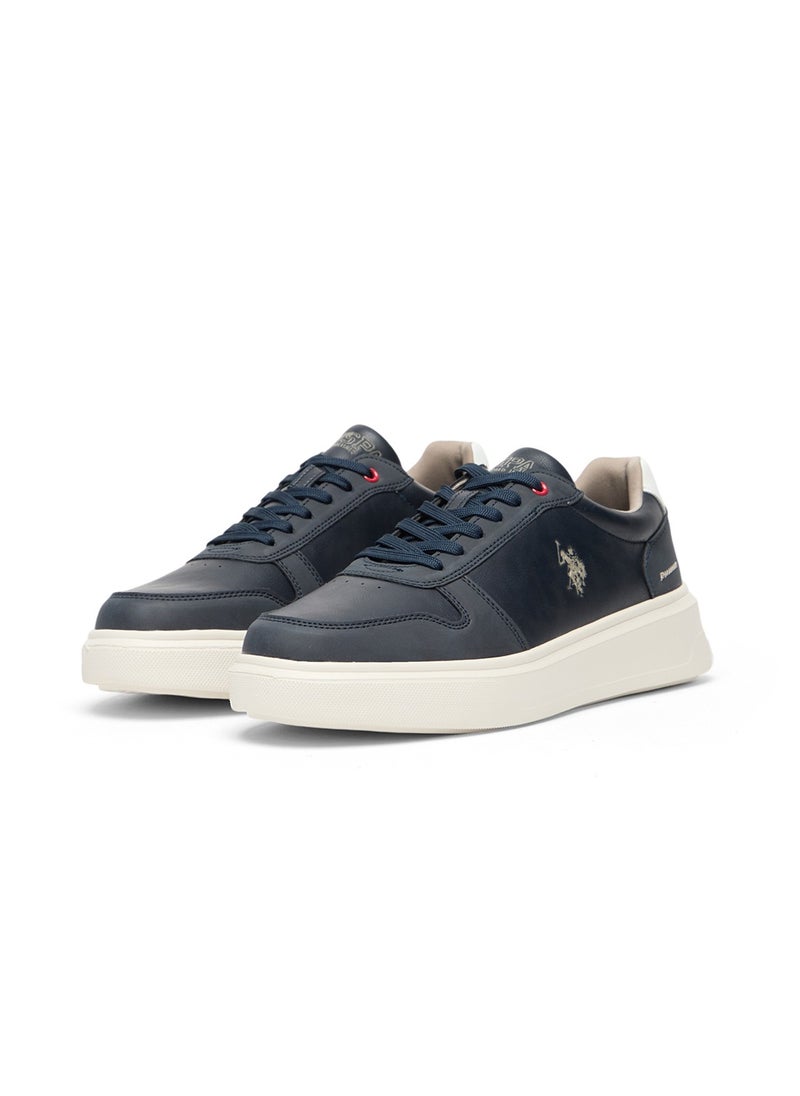 U.S. Polo Assn. Men's Navy Low-Top Casual Sneakers – Classic Style with Durable Sole for All-Day Comfort  - Image 3