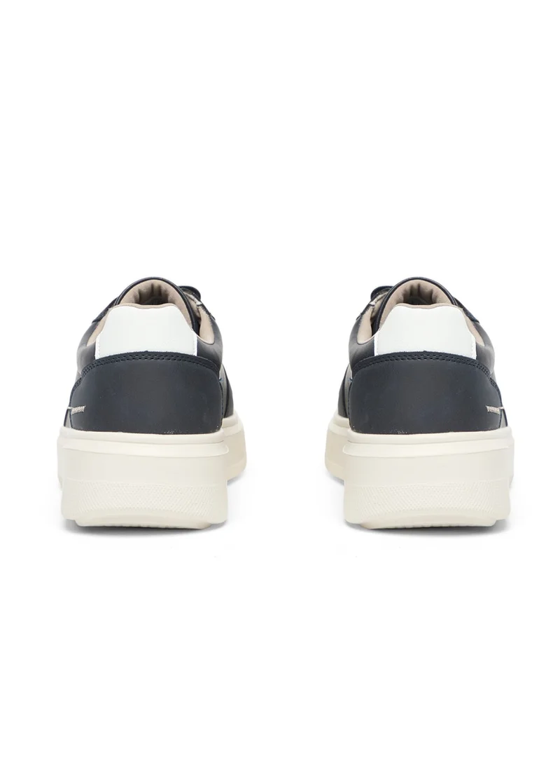 U.S. Polo Assn. Men's Navy Low-Top Casual Sneakers – Classic Style with Durable Sole for All-Day Comfort