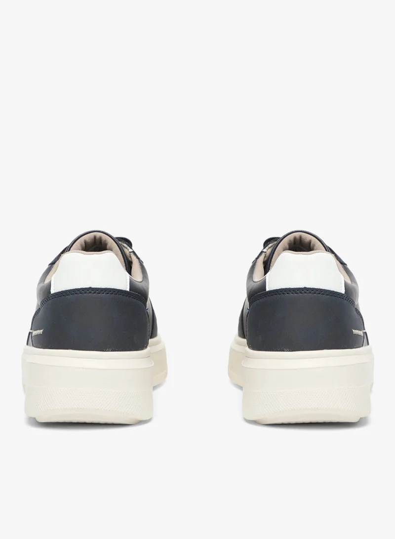 U.S. Polo Assn. Navy Men's Navy Low-Top Casual Sneakers Shoes - Classic Style with Durable Sole for All-Day Comfort for Men | Best Price UAE