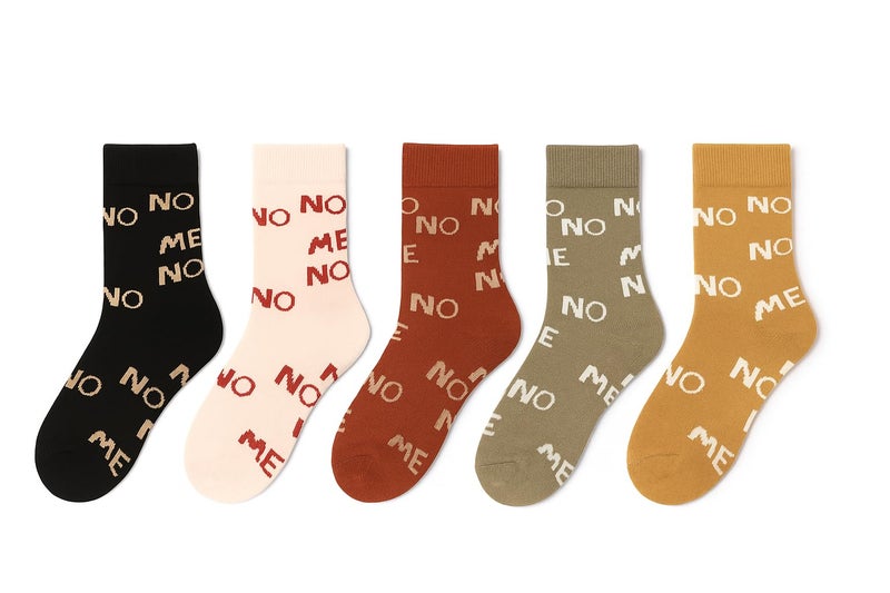 CLUZE Aesthetic Printed Socks for Women & Girls | Cute Multi-Color & Patterned Cotton Socks | All Season Wear | Soft, Breathable & Stretchable (IN, Alpha, Free Size, 4, MULTICOLOR) - Image 2