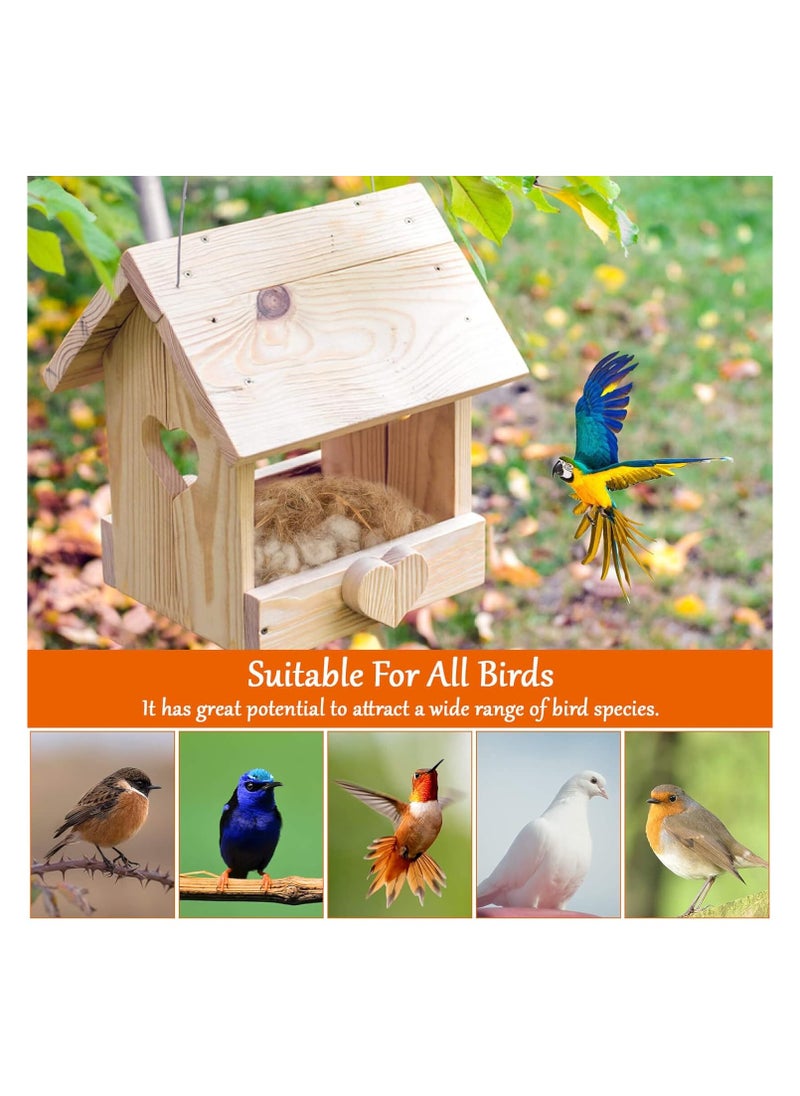 Generic - 2 Pack Bird Nesting Material - Bird Nests Bedding Hummingbird Nesting Material Mixing Canary Nesting Material Finch Nesting Material Parakeet Nesting Materials for Cage,Gardens,Tree Trunks (80G) - Image 1