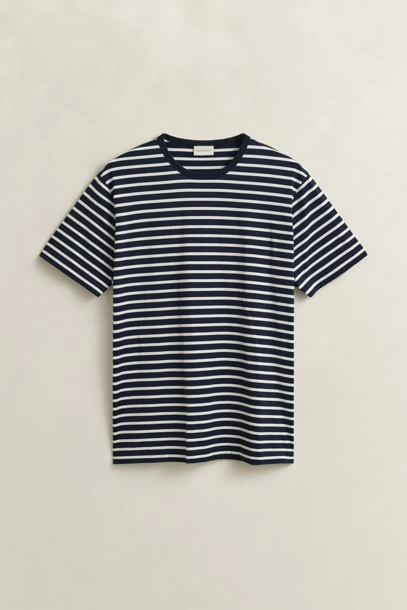 GANT  Pima Cotton Striped T-Shirt for Men | Best Price UAE