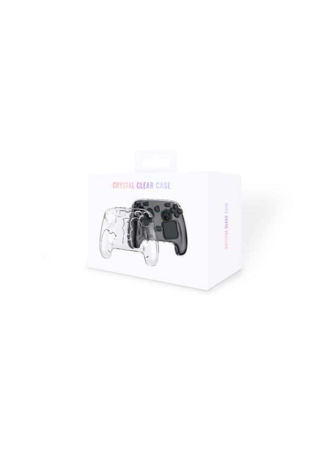 JYS Transparent PC crystal protective case for the Steam Deck controller, hard-shell scratch-resistant cover - Image 2