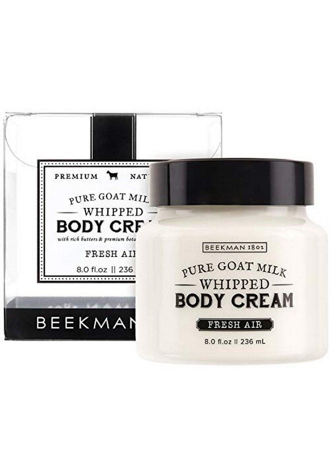 Beekman 1802 - Whipped Body Cream Fresh Air Goat Milk Body Butter Daily Hydration For Dry Skin Naturally Exfoliating Body Cream Good For Sensitive Skin Goat Milk Bodycare 8 Oz - Image 1