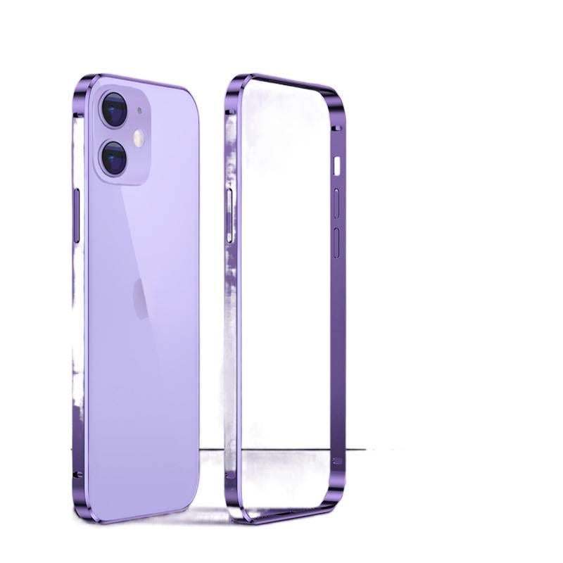 غطاء واقي، أسود، باللون الأسود إطار معدني , تبديد الحرارة، لـ iPhone 14 / 14 Plus / 14 Pro / 14 Pro Max خفيف الحمل للاستخدام الداخلي للاستخدام المنزلي - Image 4