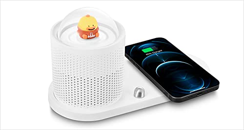 Ritmo LED Desk Lamp with Wireless Charger Bedside Lamp with Touch Control Wireless Charging Desk Lamp Dimmable EyeCaring Office Table Lamp for Reading Kids Adults Homework Dorm Bedroom - Image 1