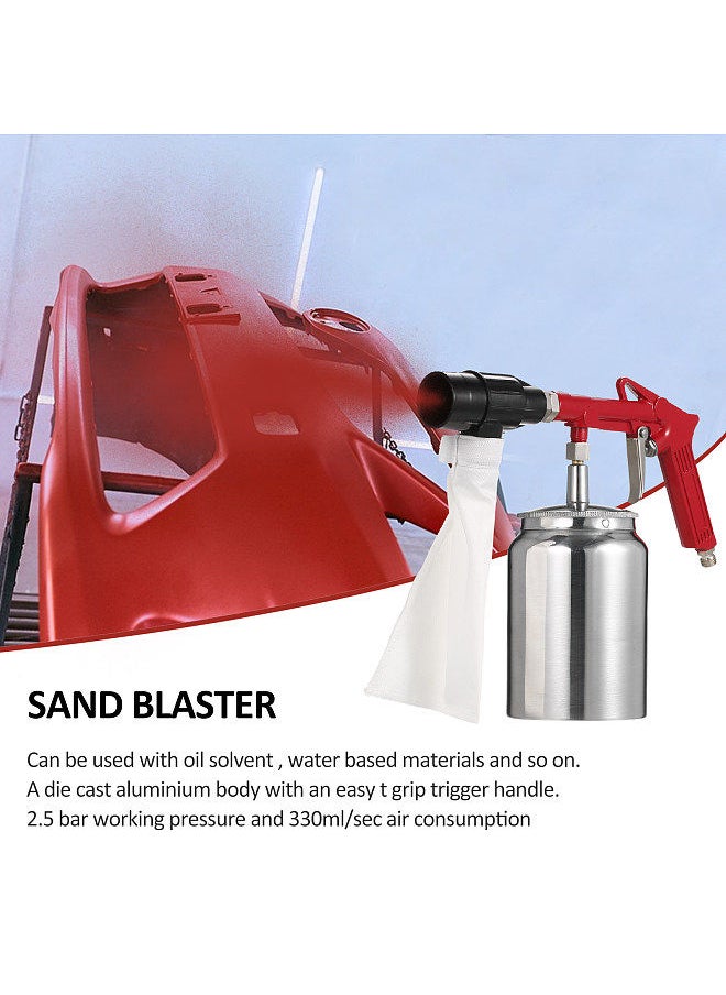 Generic - Sand Blaster Kit Abrasive Sand Blasting Shot Sandblaster with Nozzle Rust Remove Abrasive Sand Blasting for Sandblast Cabinets - Image 1