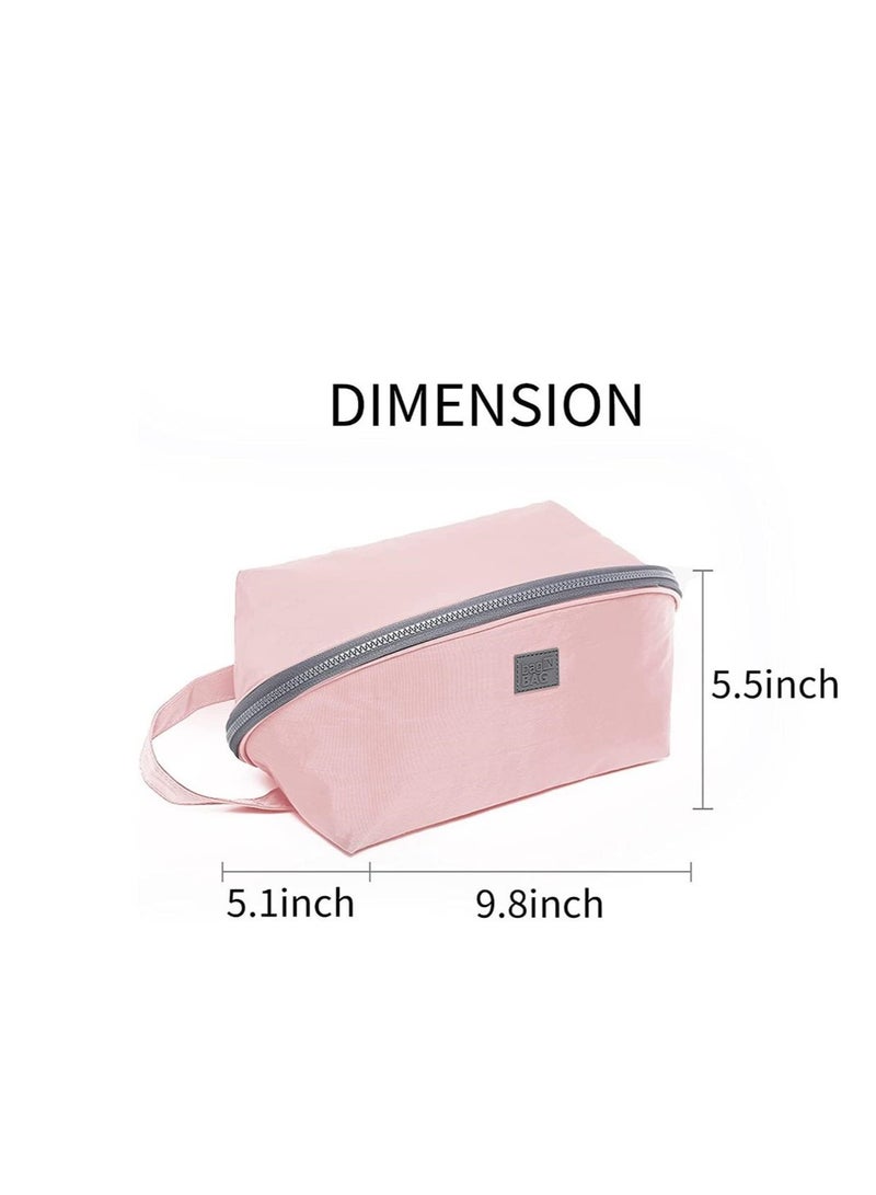 Golden 2 PCS Travel Underwear Organizer Bag, Portable Bra and Lingerie Storage Pouch with Liner, Large Packing Cube for Underwear, Socks, Cosmetic, and More - Ideal for Travel and Home Use (Pink) - Image 2