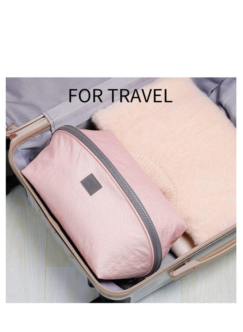 Golden 2 PCS Travel Underwear Organizer Bag, Portable Bra and Lingerie Storage Pouch with Liner, Large Packing Cube for Underwear, Socks, Cosmetic, and More - Ideal for Travel and Home Use (Pink) - Image 5
