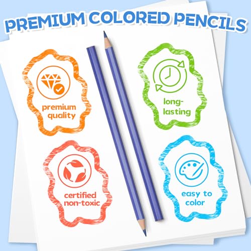 Aigybobo 240 Count Colored Pencils Bulk for Classrrom, Color Pencils for Kids in 12 Vibrant Colors, Pre-sharpened Coloring Pencils Set Plus 24 Sharpeners, Bulk Pack Colored Pencils for Back to School Supplies - Image 4