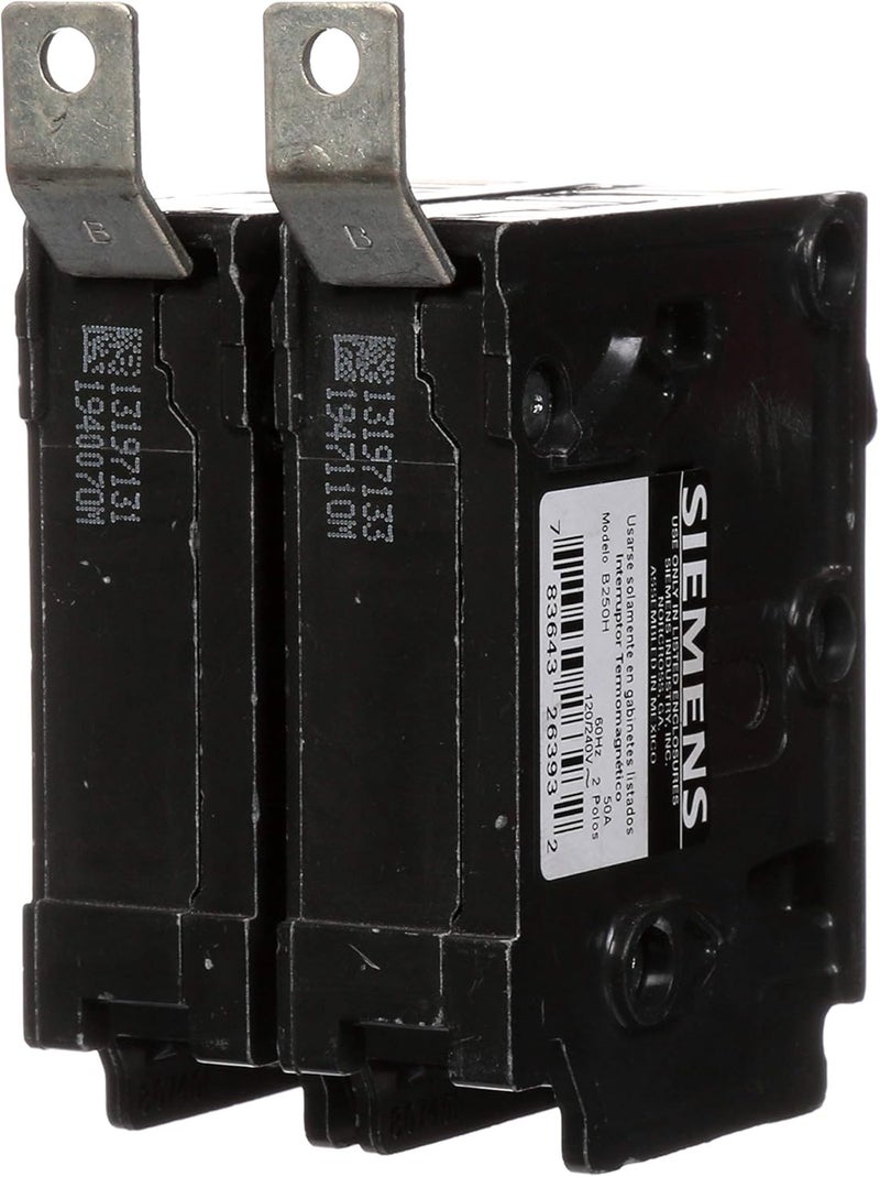 Siemens B250H 50Amp Double Pole 120240Volt 22KAIC Bolt in Breaker - Image 4