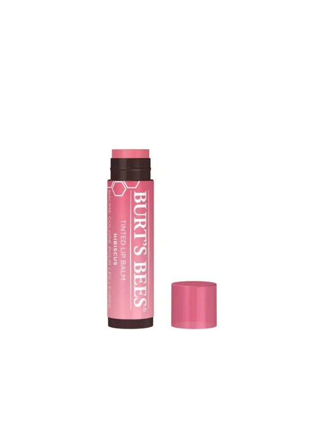 Burt's Bees Tinted Lip Balm Hibiscus 4.25g - Image 1