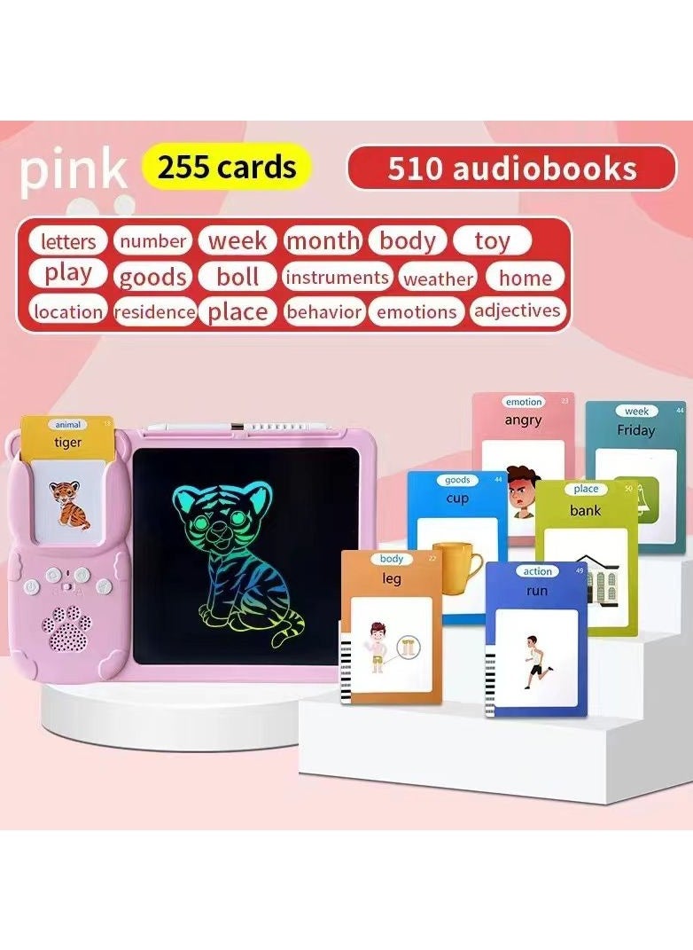 Generic - Talking Flash Cards LCD Writing Tablet Board Pad Toddler Toy  Games For Children Letters Learning - Image 1