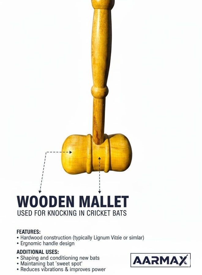 AARMAX Mulberry Cricket Bat Mallet - Image 5
