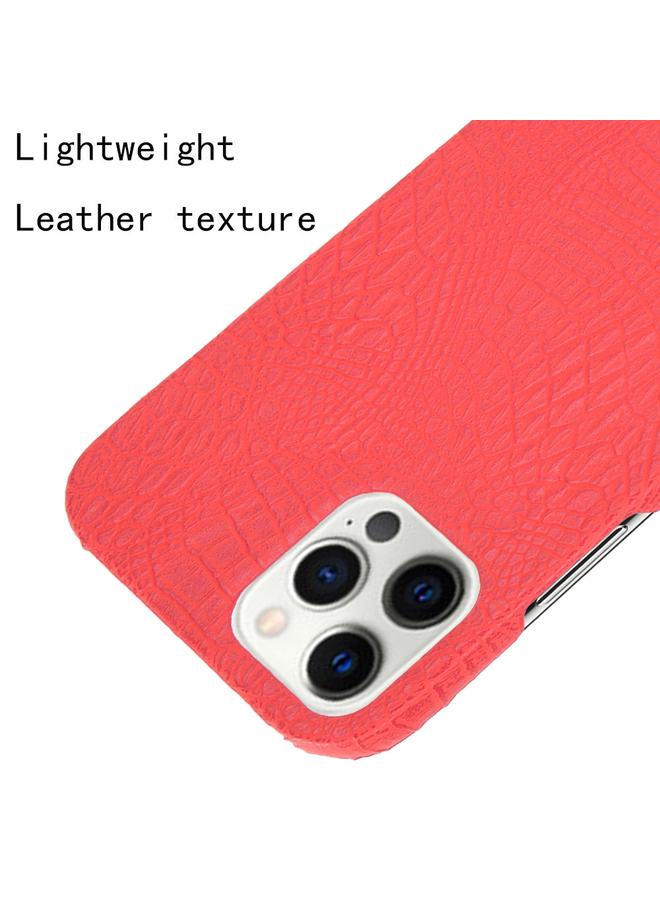 زبون جراب لهاتف iPhone 12 / 12 Pro مقاوم للصدمات من نسيج التمساح من البولي كربونات + جراب من البولي يوريثان - Image 5