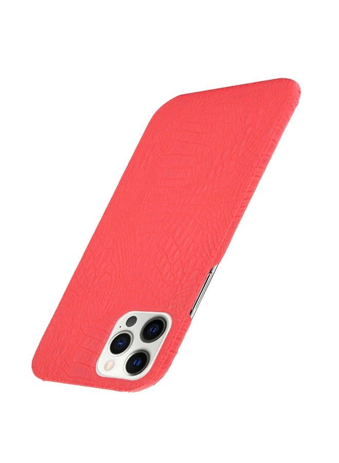 زبون جراب لهاتف iPhone 12 / 12 Pro مقاوم للصدمات من نسيج التمساح من البولي كربونات + جراب من البولي يوريثان - Image 3