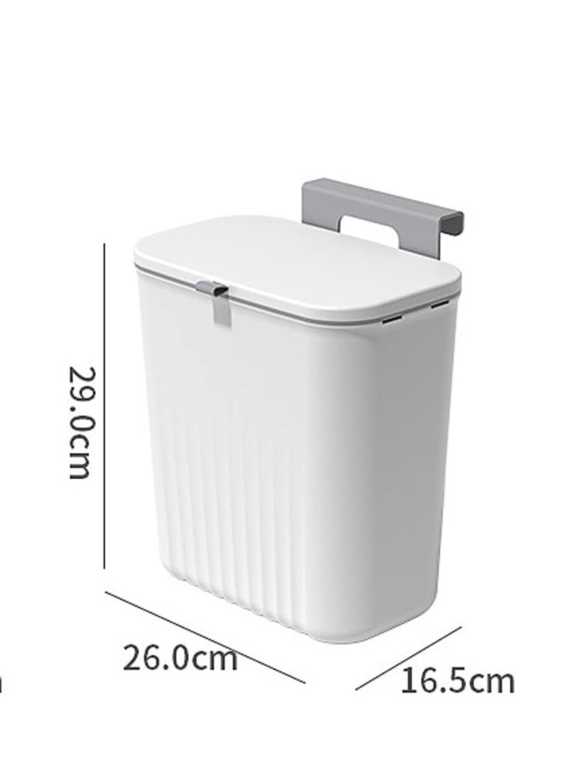 AZRAEL AZRAEL Garbage Can Garbage Sorting Trash Can Trash Cans Kitchen Hanging Folding Household Cabinet Door Wallmounted Storage Bin Creative Hanging Kitchen Trash Can Wastebasket  - Image 2