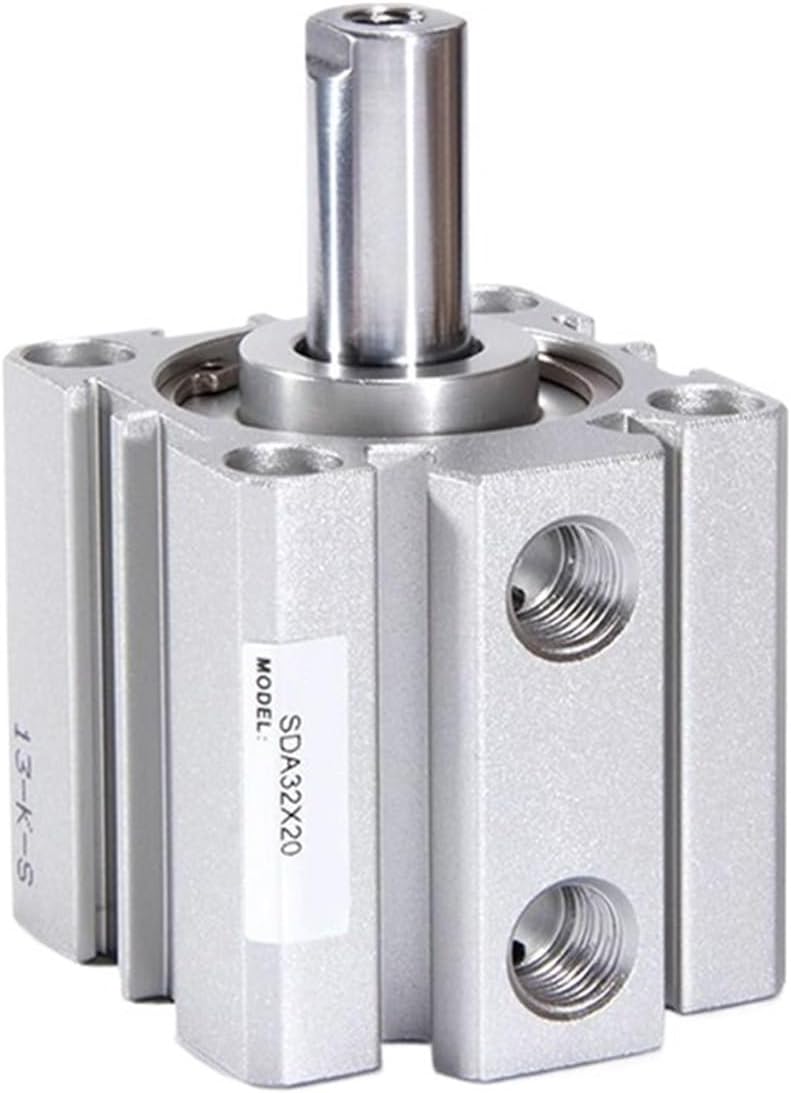 1pcs SDA12/16/20/25/32 Compact Cylinder Without Magnet Female Thread(40mm Stroke,16mm Bore) - Image 2
