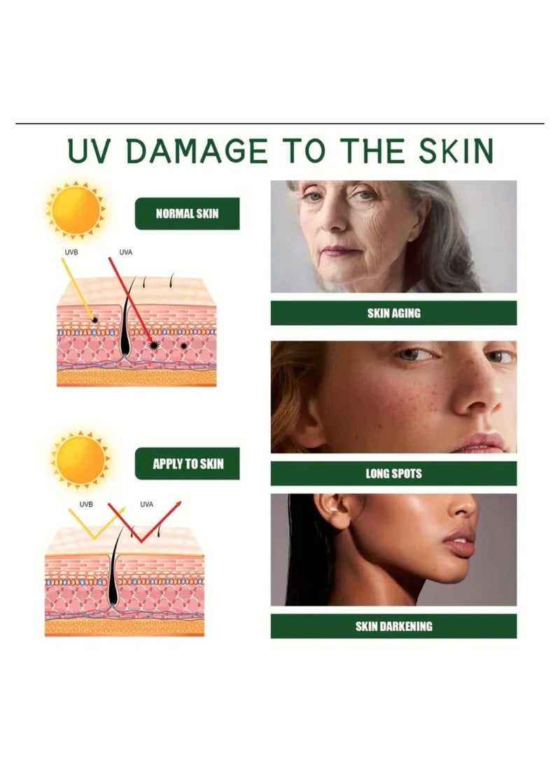 OUHOE - OUHOE Soothing Aloe Veera Sun Cream SPF 50 PA+++ | Facial sunscreen SPF 50+ PA++ | Korean Skincare , Non-Greasy, 50ML - Image 1