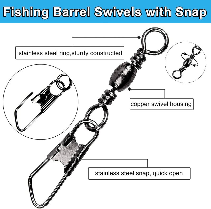 Shaddock Fishing Fishing Tackle Kit, 160pcs Basic Bobbers and Hooks Assortment With Octopus Circle, Baitholder Hooks, Sinker Weights, Terminal Tackle Box for Trout Catfish Panfish - Image 4
