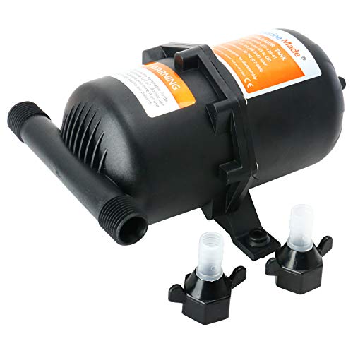 Amarine Made 0.75L 125 PSI,Pre-Pressurized Accumulator Tank Pressure Storage Vessel Hold Water Under Pressure Water Pump Flow Control Internal Bladder 25oz for Boat,Marine, RV,Caravan - Image 1