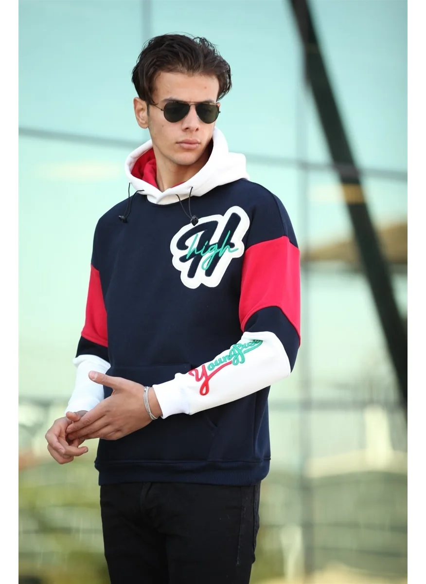 Miron High Embroidered Sweatshirt Regular Fit