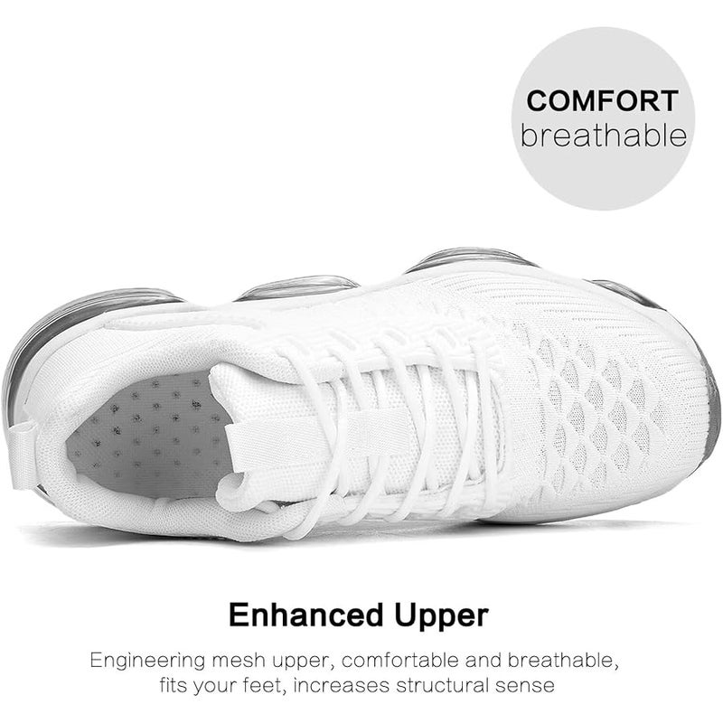 Luogoks Women's Slip On Running Shoes Non Slip Walking Shoes Lightweight Gym Workout Shoes Breathable Fashion Sport Shoes - Image 4