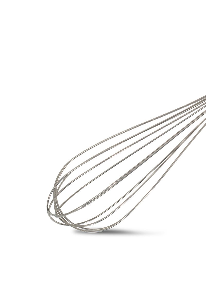 Homeway Stainless Steel Manual Whisk 32x7cm – Essential Tool for Mixing and Whisking - Image 2