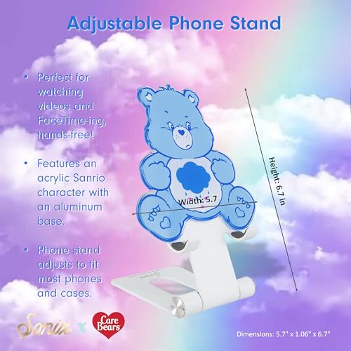 Sonix x Care Bears Character Phone Stand | Adjustable Cell Phone Holder, Desk Stand, Dock | Care Bears | Grumpy Bear - Image 5