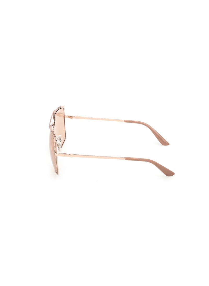 GUESS FULL RIM FEMALE NAVIGATOR BEIGE METAL SUNGLASSES - Image 2