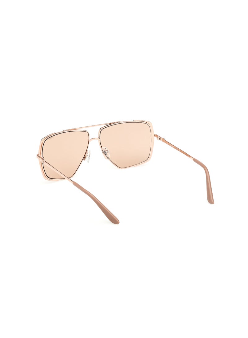 GUESS FULL RIM FEMALE NAVIGATOR BEIGE METAL SUNGLASSES - Image 3