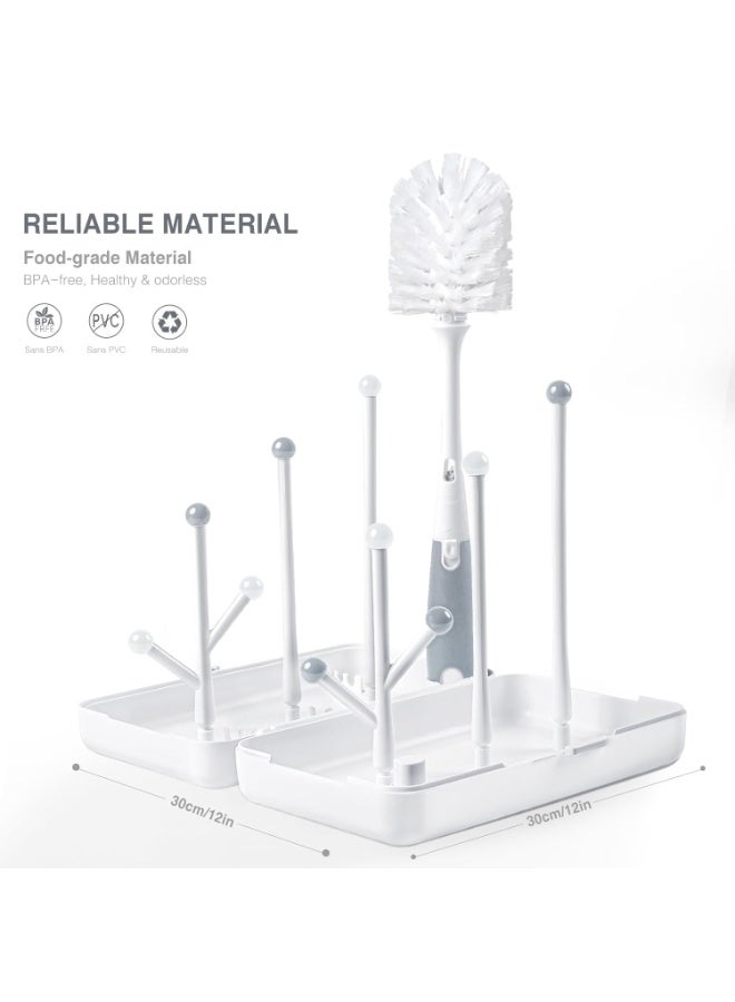 Termichy رف تجفيف زجاجات الأطفال للسفر من تيرميشي، حجم مدمج بسعة كبيرة للأمهات العاملات، زيارة العائلات، الأصدقاء أو التخييم مع الطفل غاري - Image 3