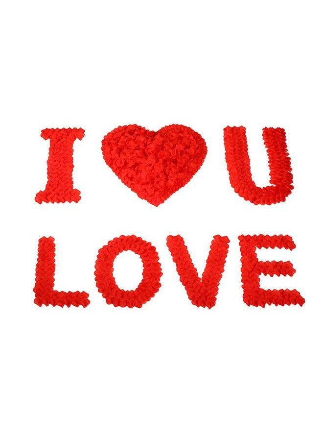 CODE FLORIST 2200 PCS Red Silk Rose Petals Wedding Flower Decoration - Image 2