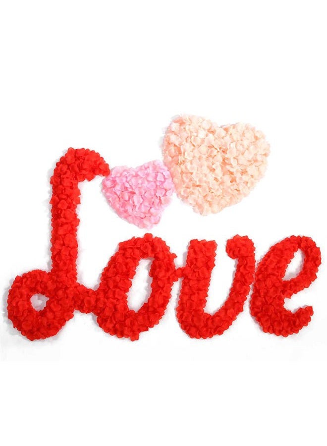 CODE FLORIST 2200 PCS Red Silk Rose Petals Wedding Flower Decoration - Image 5