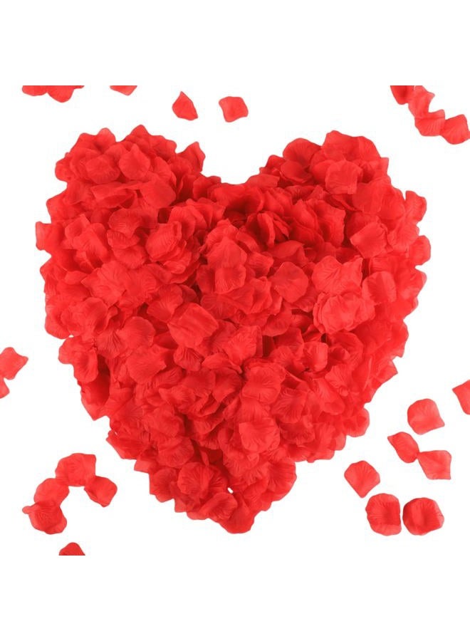 CODE FLORIST 2200 PCS Red Silk Rose Petals Wedding Flower Decoration - Image 1