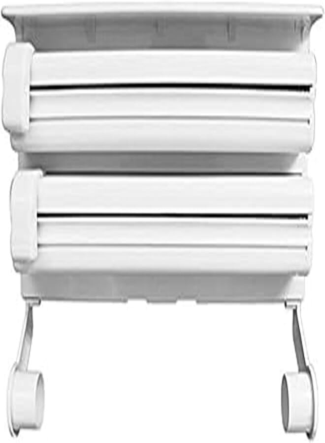 Triple Paper Dispenser For Cling Film Wrap, Aluminium Foil & Kitchen Roll