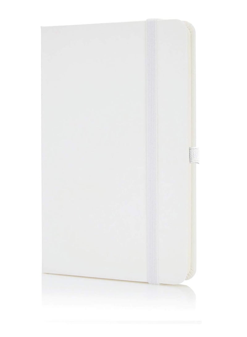 اس بي سي دفتر ملاحظات مسطَّر بغلاف مقوى قياس A5 من 200 صفحة أبيض - Image 1