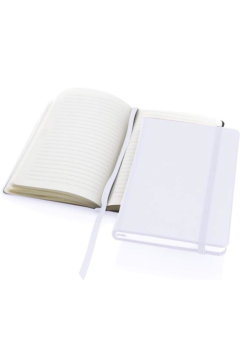 اس بي سي دفتر ملاحظات مسطَّر بغلاف مقوى قياس A5 من 200 صفحة أبيض - Image 2