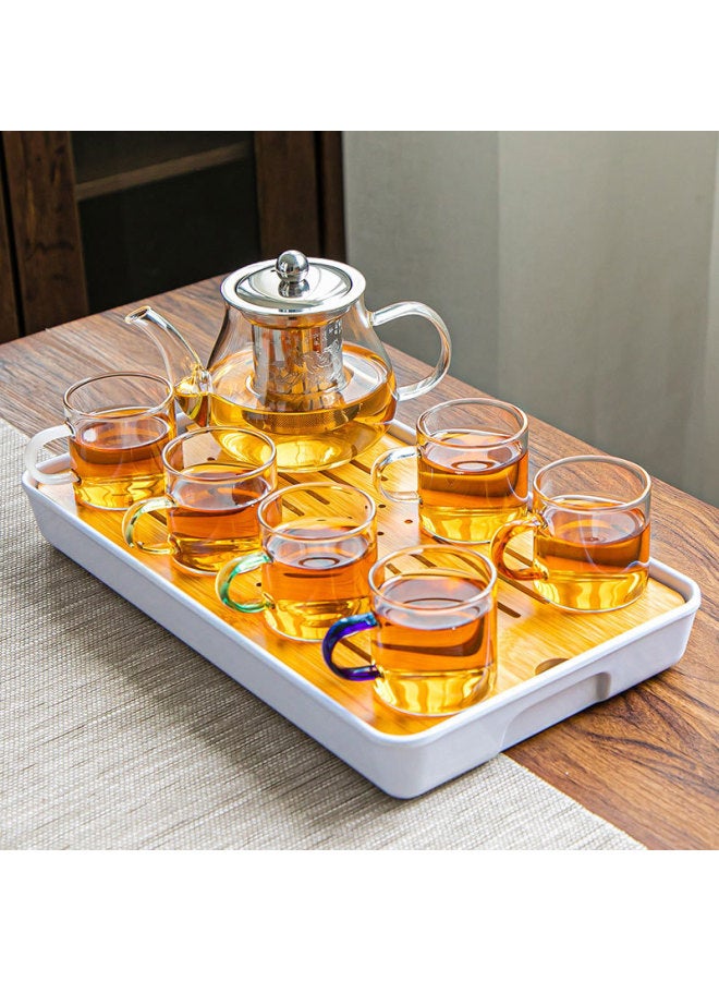 Glass Tea Set Set Home Tea Cup Office Teapot Simple Small Tea Table Tea Ceremony One