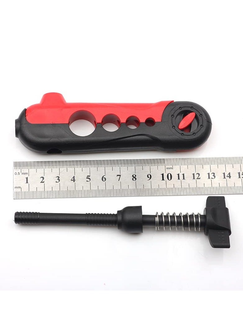 Excefore موصل خيط الصيد، أدوات لف خيط الصيد لبكرات الدوران وبكرات الصيد، عداد خيط شكل سمكة محمول قابل للتعديل - Image 5