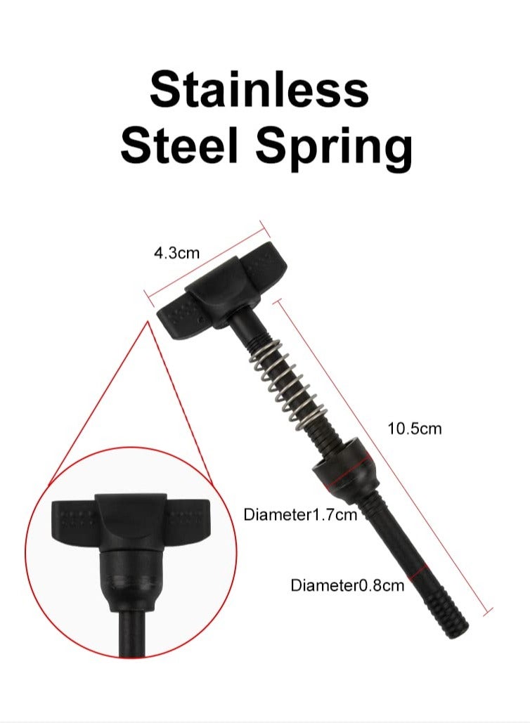 Excefore موصل خيط الصيد، أدوات لف خيط الصيد لبكرات الدوران وبكرات الصيد، عداد خيط شكل سمكة محمول قابل للتعديل - Image 3