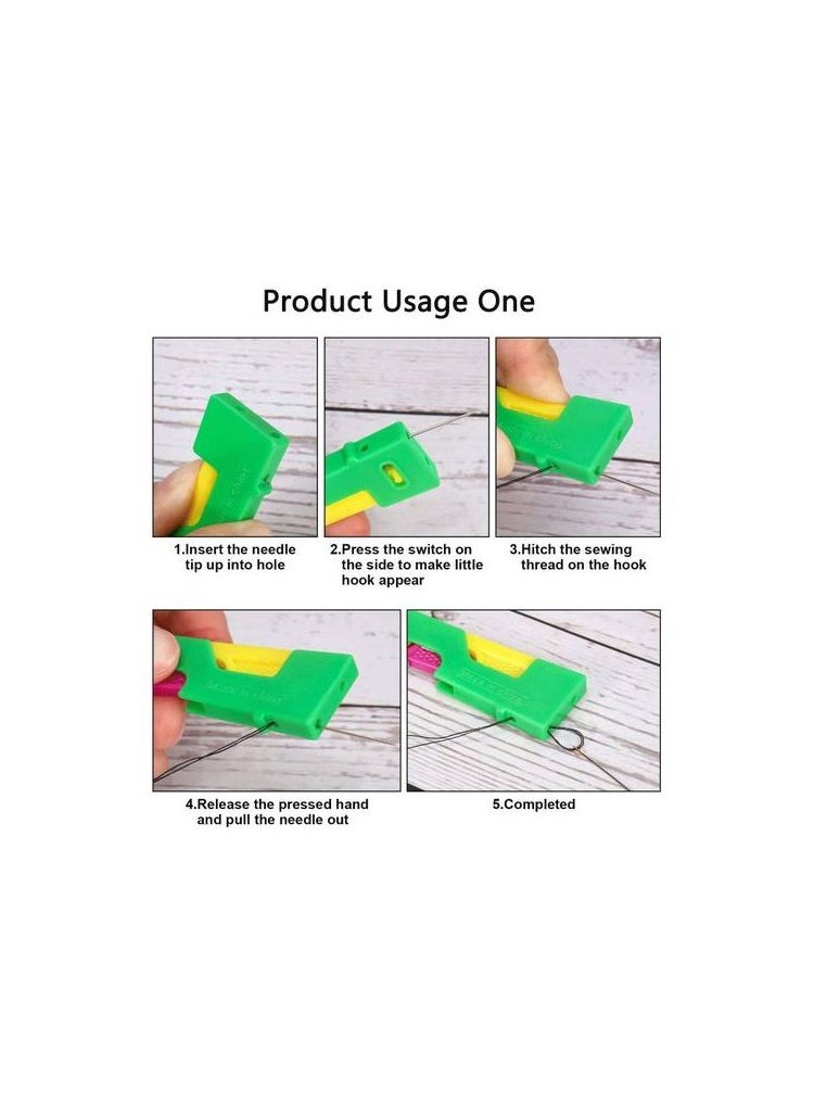 Generic - Automatic Needle Threader Device | Thread your needle within a few moments | 5 Pieces - Image 1