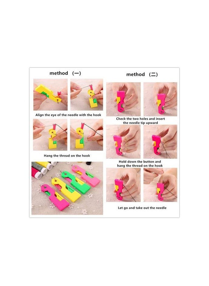 Generic - Automatic Needle Threader Device | Thread your needle within a few moments | 5 Pieces - Image 1