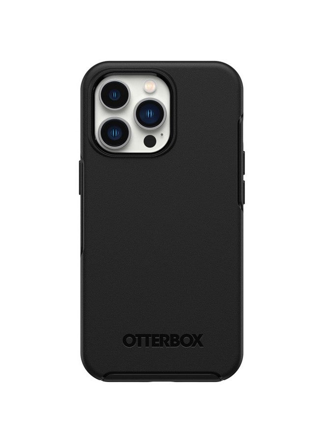 أوتربوكس جراب OtterBox Symmetry Series لهاتف iPhone 13 Pro (فقط) - أسود، فائق النحافة، متوافق مع الشحن اللاسلكي، حواف مرتفعة لحماية الكاميرا والشاشة - Image 2