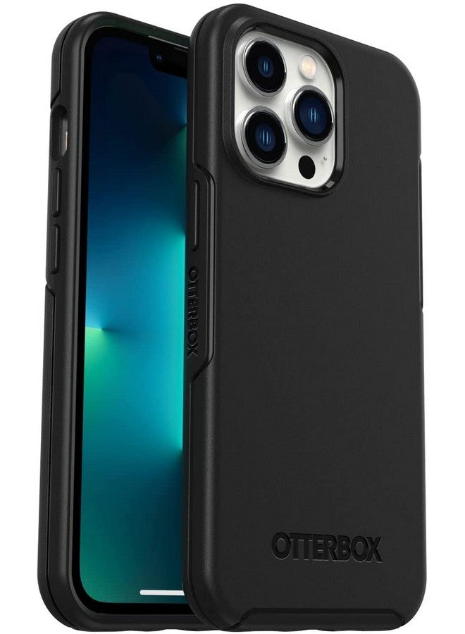 أوتربوكس جراب OtterBox Symmetry Series لهاتف iPhone 13 Pro (فقط) - أسود، فائق النحافة، متوافق مع الشحن اللاسلكي، حواف مرتفعة لحماية الكاميرا والشاشة - Image 1