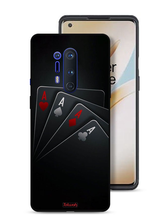 Tolwak OnePlus 8 Pro 5G Protective Case Cover Cards A  - Image 1